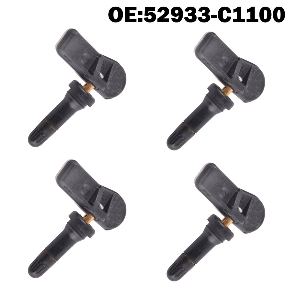 4 PCS Car Tire Pressure Monitor Sensor TPMS 52933C1100 52933-C1100 for Hyundai Creta IX25 Tucson I40 IX35 Sonata 2014-2018 Tucso