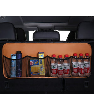 Car Rear Seat Back Storage Bag Auto Interior Tidying Interior Bale Sundries Drink Stowing Tidying Package Accessories Supplies