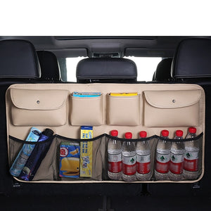 Car Rear Seat Back Storage Bag Auto Interior Tidying Interior Bale Sundries Drink Stowing Tidying Package Accessories Supplies