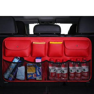 Car Rear Seat Back Storage Bag Auto Interior Tidying Interior Bale Sundries Drink Stowing Tidying Package Accessories Supplies