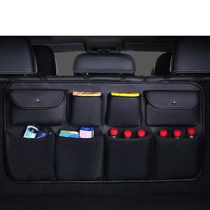 Car Rear Seat Back Storage Bag Auto Interior Tidying Interior Bale Sundries Drink Stowing Tidying Package Accessories Supplies