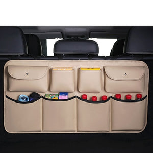 Car Rear Seat Back Storage Bag Auto Interior Tidying Interior Bale Sundries Drink Stowing Tidying Package Accessories Supplies