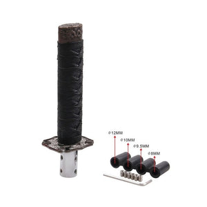 Fashion  1 Set Universal Samurai Sword Vehicle Car Shift Knob Katana Metal Weighted Sport Shifter 4 Adapter Car Accessories