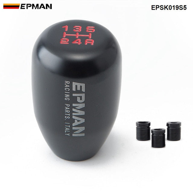 EPMAN Sport Universal Racing 5 Speed car Gear Shifter Knob  Manual Automatic Gear Shift Knob Shift Lever EPSK019S5