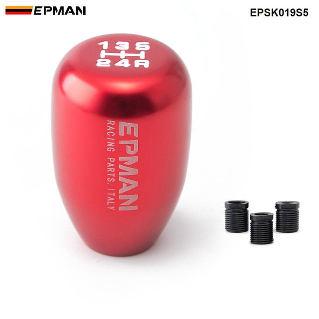 EPMAN Sport Universal Racing 5 Speed car Gear Shifter Knob  Manual Automatic Gear Shift Knob Shift Lever EPSK019S5