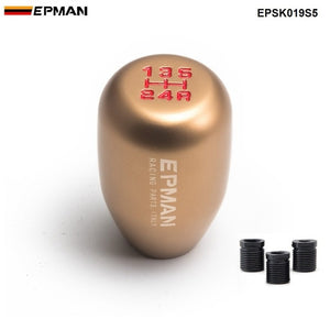 EPMAN Sport Universal Racing 5 Speed car Gear Shifter Knob  Manual Automatic Gear Shift Knob Shift Lever EPSK019S5