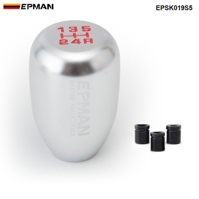 EPMAN Sport Universal Racing 5 Speed car Gear Shifter Knob  Manual Automatic Gear Shift Knob Shift Lever EPSK019S5