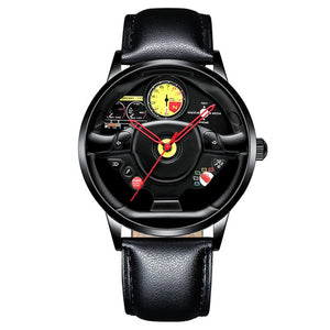 NIBOSI Sports Car Wheel Watch Waterproof Men's Watches Unique Custom Design Rim Hub Creative Quartz Wrist Watch