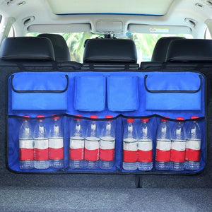 Car Trunk Storage Bag Car Accessories Organizer Car Trunk Net Nylon SUV Auto Cargo Storage Mesh Holder