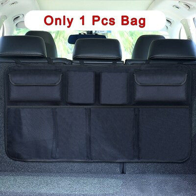 Car Rear Seat Back Storage Bag Auto Interior Tidying Interior Bale Sundries Drink Stowing Tidying Package Accessories Supplies