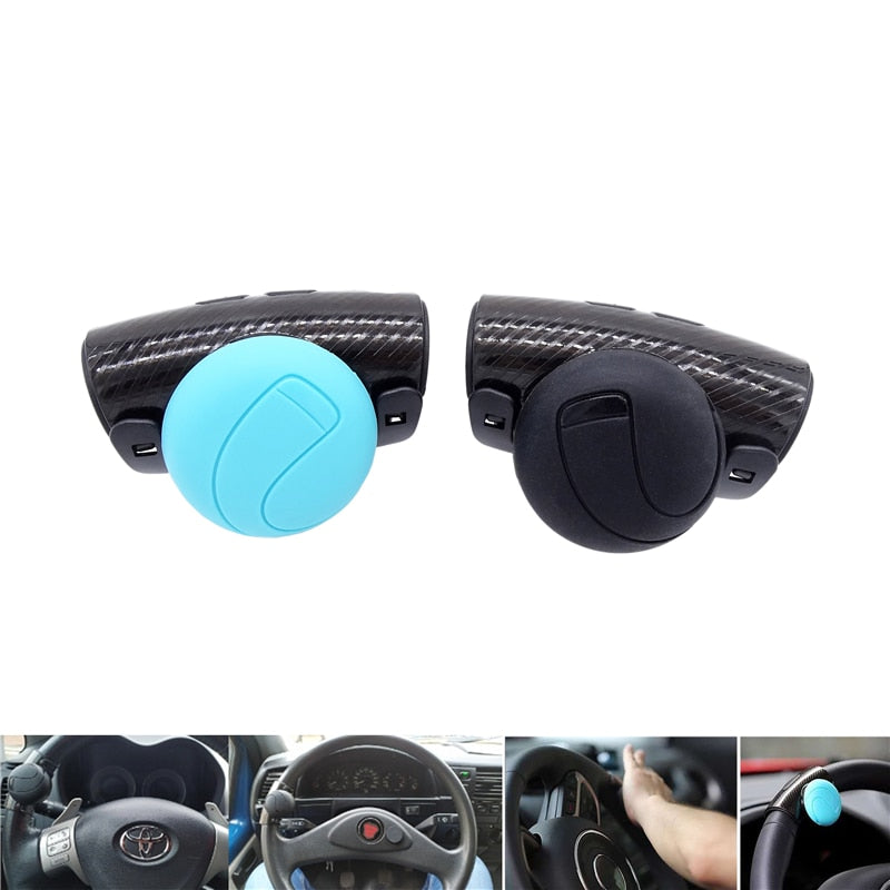 Car 360 Steering Wheel Knob Ball Steering Wheel Spinner Knob Power Handle Ball Booster Wheel Strengthener Auto Spinner Knob