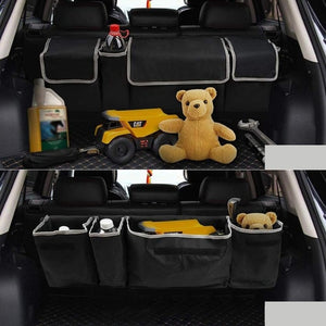 Car Trunk Storage Bag Car Accessories Organizer Car Trunk Net Nylon SUV Auto Cargo Storage Mesh Holder