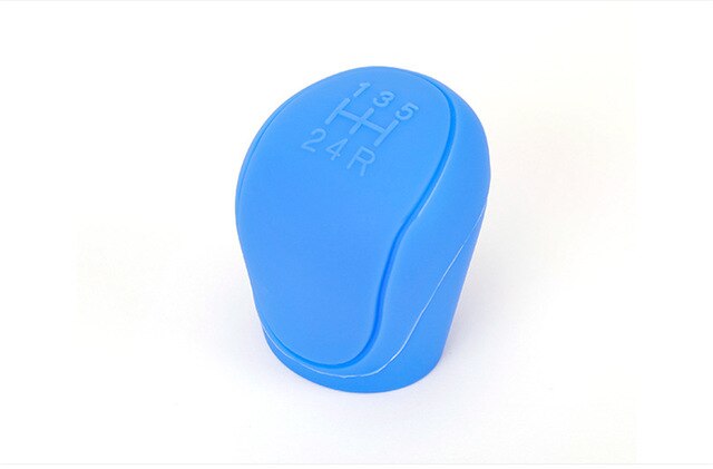 Car Gear Shift Knob Cover Silica Gel Handbrake Gear Lever Cover Shift Collars Universal Silicone Car Gear Head Shift Knob Cover