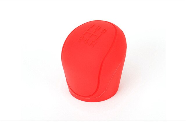 Car Gear Shift Knob Cover Silica Gel Handbrake Gear Lever Cover Shift Collars Universal Silicone Car Gear Head Shift Knob Cover