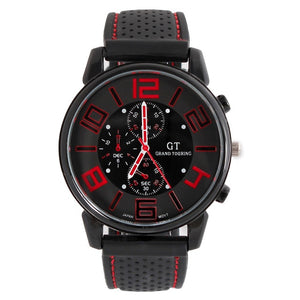 Top Brand Xfcs GT F1 Car Racing Big Dial Men Sport Watches Silicone Band Quartz Military Mens Wrist Watch Fashion Casual Relogio