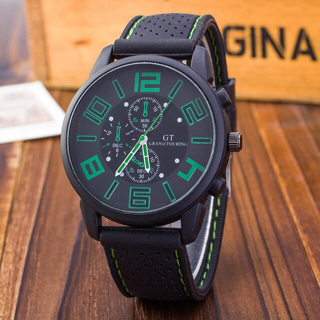 Top Brand Xfcs GT F1 Car Racing Big Dial Men Sport Watches Silicone Band Quartz Military Mens Wrist Watch Fashion Casual Relogio