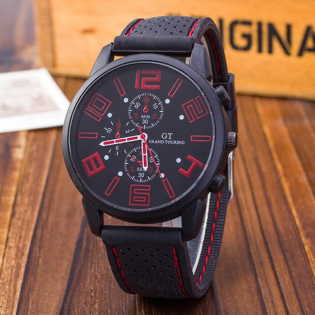 Top Brand Xfcs GT F1 Car Racing Big Dial Men Sport Watches Silicone Band Quartz Military Mens Wrist Watch Fashion Casual Relogio